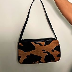 Cowprint purse